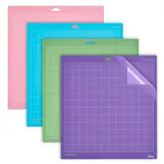 GENERICO - Kit De 4 Tapetes De Corte 30x30 Compatibles Con Cricut/cameo