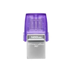KINGSTON - Pendrive 128GB MicroDuo 3C USB-C y USB-A Dual