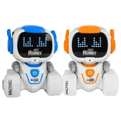 GENERICO - Robot Juguete a Control Remoto Robby con Luces y Sonido