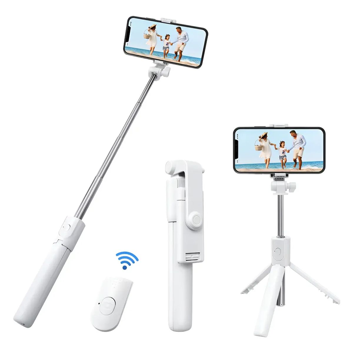 SUPERCENTER - Palo Selfie Tripie Control Remoto Bluetooth