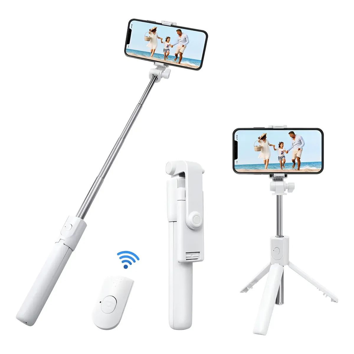 SUPERCENTER - Palo Selfie Tripie Control Remoto Bluetooth