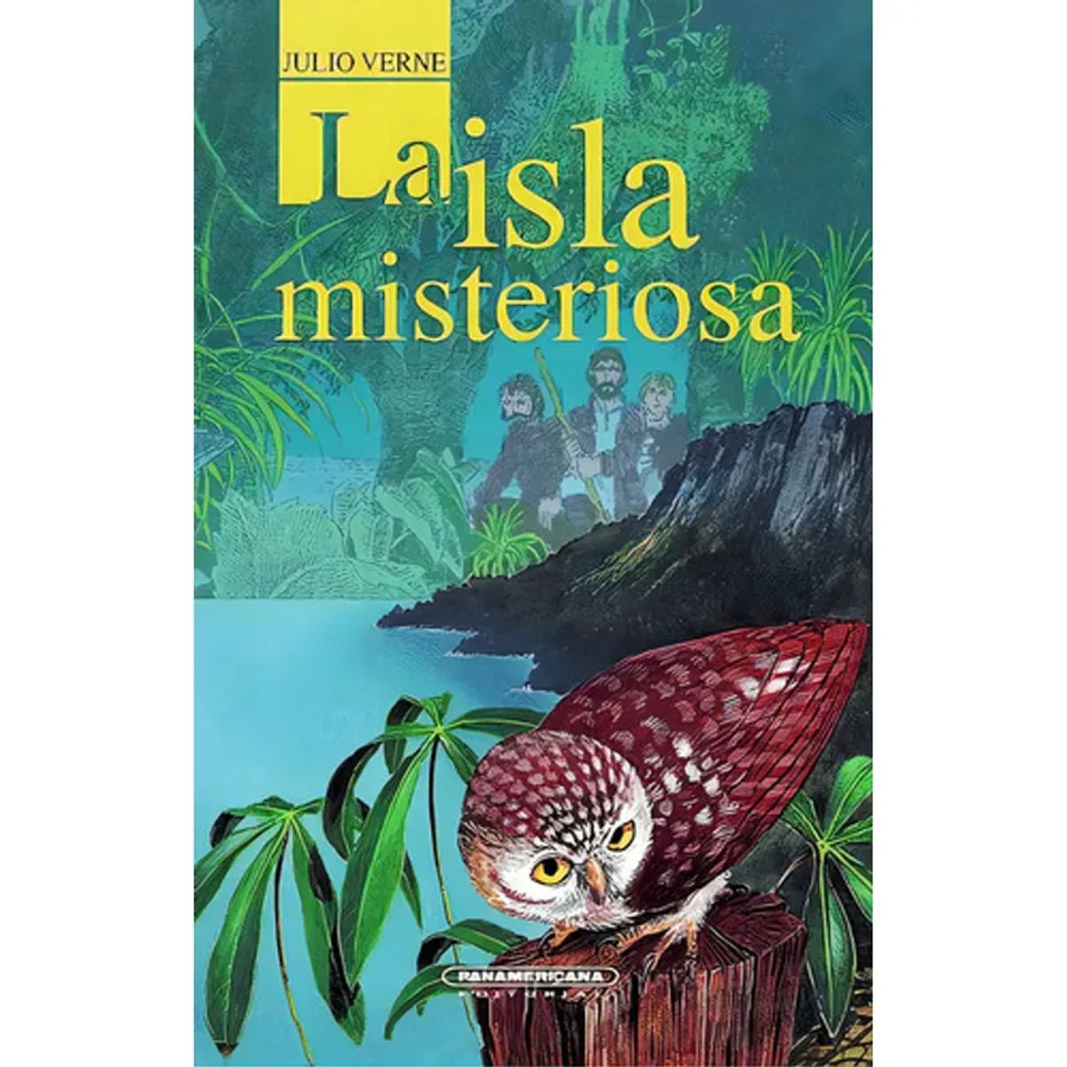 PANAMERICANA EDITORIAL - La Isla Misteriosa Julio Verne Panamericana Tapa Blanda