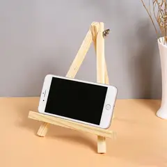 MOONCORE - Pack 12 Mini Atriles De Madera Plegable Soporte Exhibición