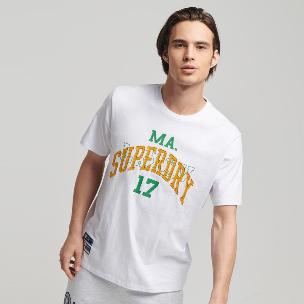 SUPERDRY - Polera Varsity Arch Hombre