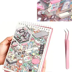 MOONCORE - Stickers Kawaii Mini Para Decorar Diy Y Journaling Niños
