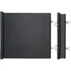 KUANGYE - Reja Seguridad Escalera Para Niños Mascotas Retráctil Puertas Pasillos Con Sistema Bloqueo 78×180cm