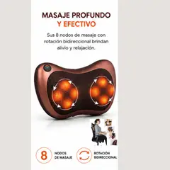MOVI - COJIN MASAJEADOR PARA AUTO Y CASA