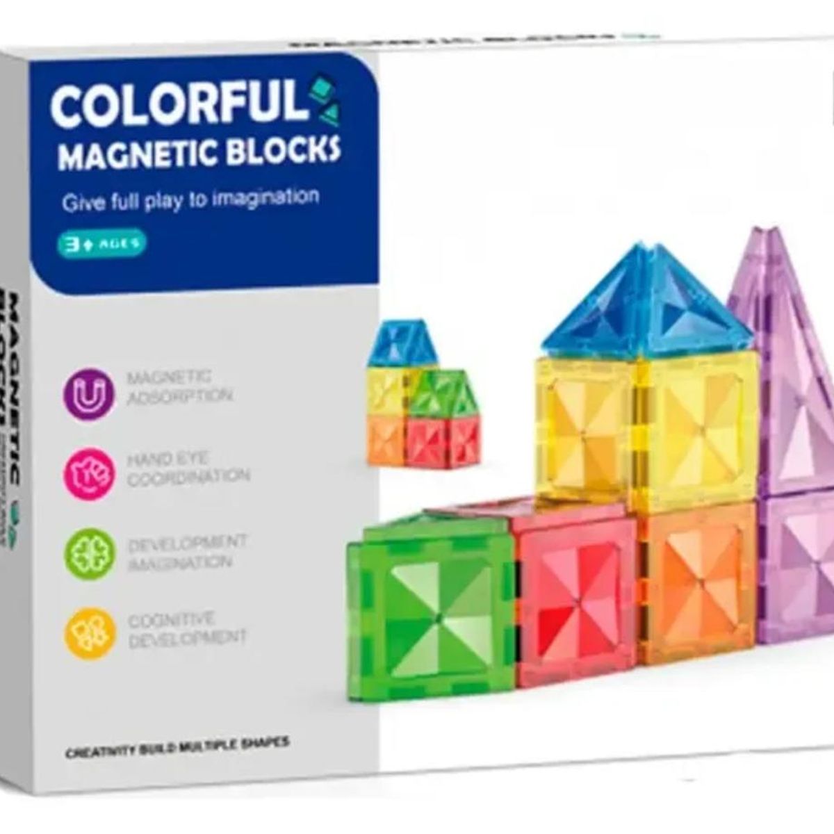 GENERICO - BLOQUES MAGNETICOS DE CONTRUCCION 30 PIEZAS