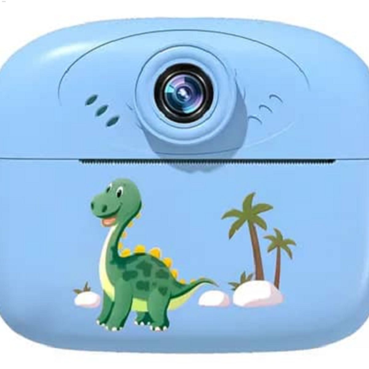 GENERICO - Camara Digital Infantil Azul Mini Impresora Termica Fotos Y Video