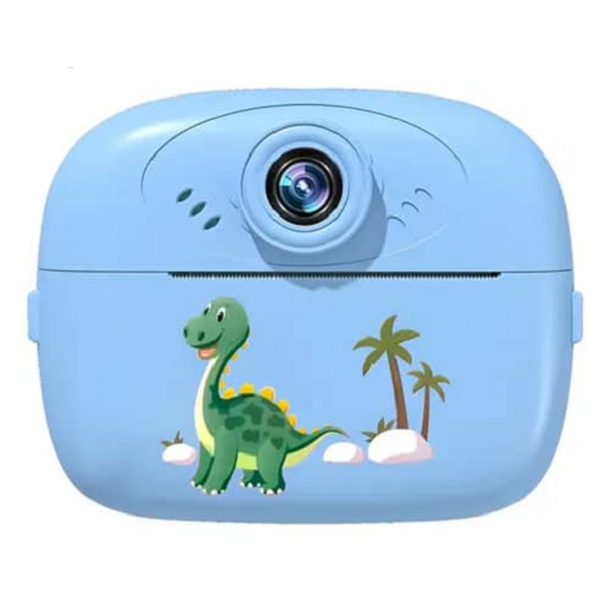 GENERICO - Camara Digital Infantil Azul Mini Impresora Termica Fotos Y Video