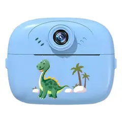 GENERICO - Camara Digital Infantil Azul Mini Impresora Termica Fotos Y Video