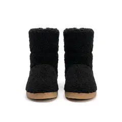 QIKUN - Pantufla Hombre Antideslizante Chiporro Pantufla Teddy