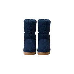 QIKUN - Pantufla Hombre Antideslizante Chiporro Pantufla Teddy