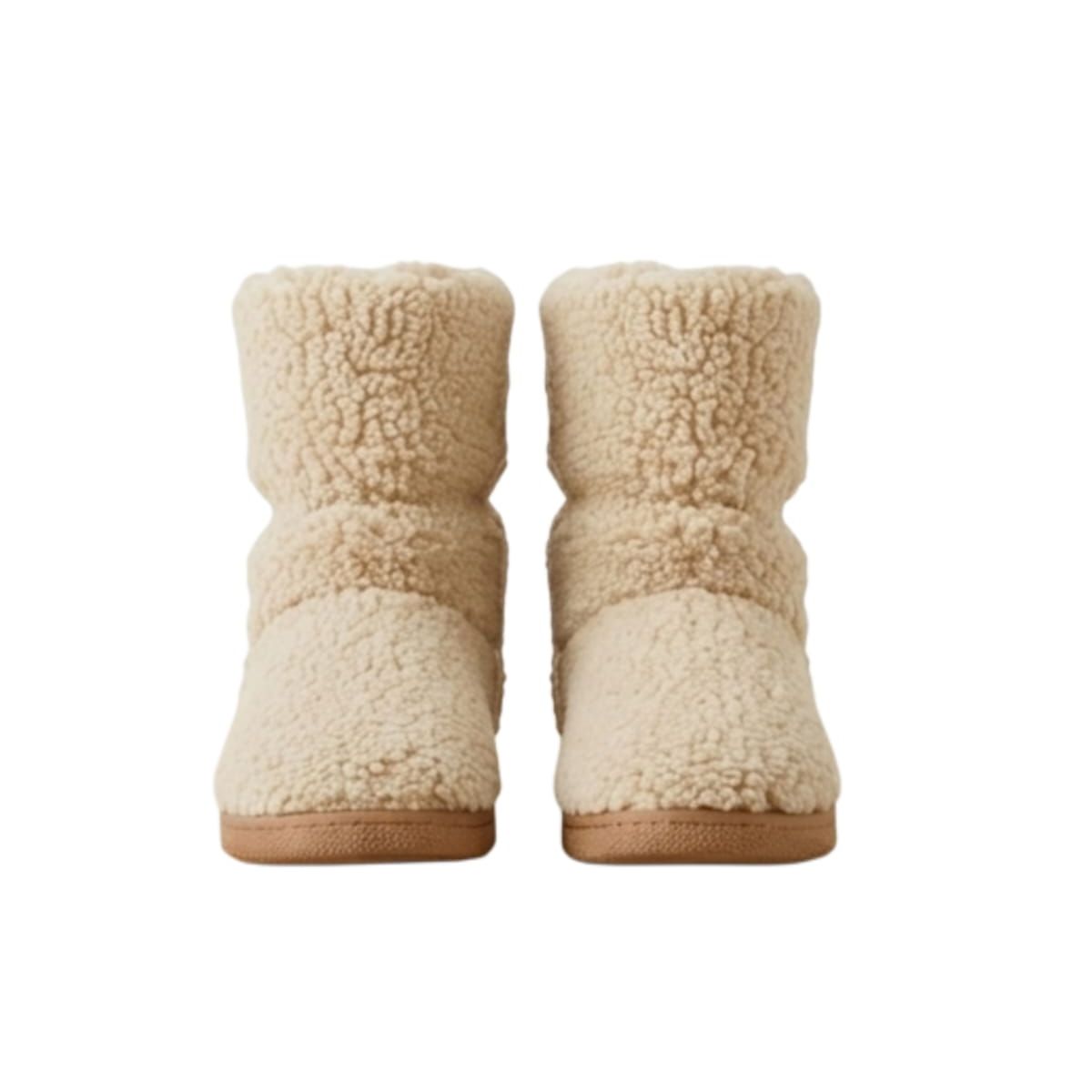 QIKUN - Pantufla Hombre Antideslizante Chiporro  Pantufla Teddy