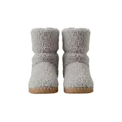 QIKUN - Pantufla Mujer Antideslizante Chiporro Pantufla Teddy