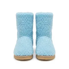 QIKUN - Pantufla Mujer Antideslizante Chiporro Pantufla Teddy