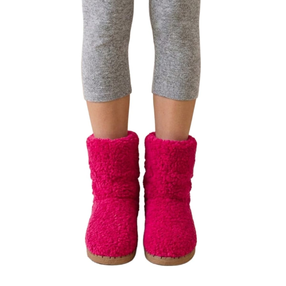 QIKUN - Pantufla Mujer  Antideslizante Chiporro  Pantufla Teddy
