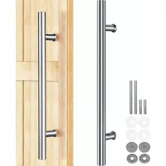 GENERICO - Manillon Para Puertas Madera Acero Inoxidable 120 Cm
