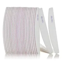 KUANGYE - Pack 50 Limas 100/180 Uñas Manicure Pedicure