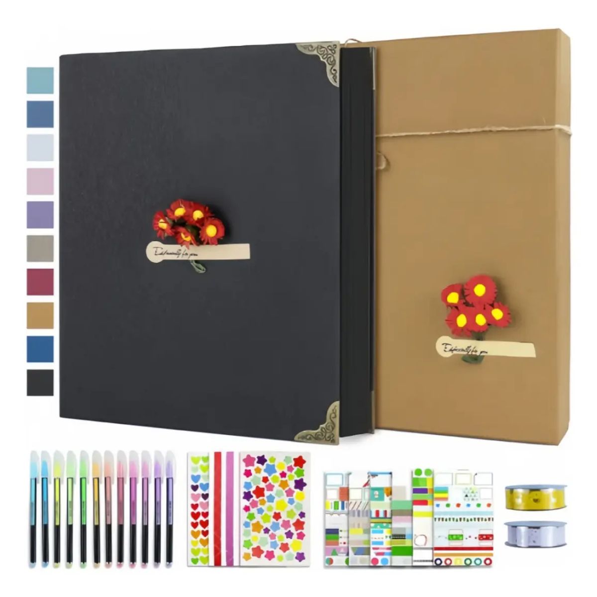 VIDA BUENAS - Álbum Fotográfico Con Scrapbook Pintura Escribir 60 Páginas