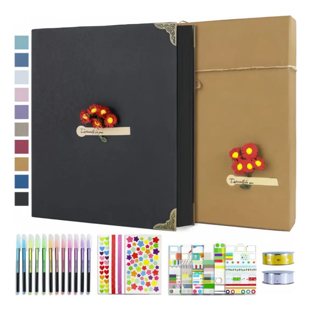 VIDA BUENAS - Álbum Fotográfico Con Scrapbook Pintura Escribir 60 Páginas