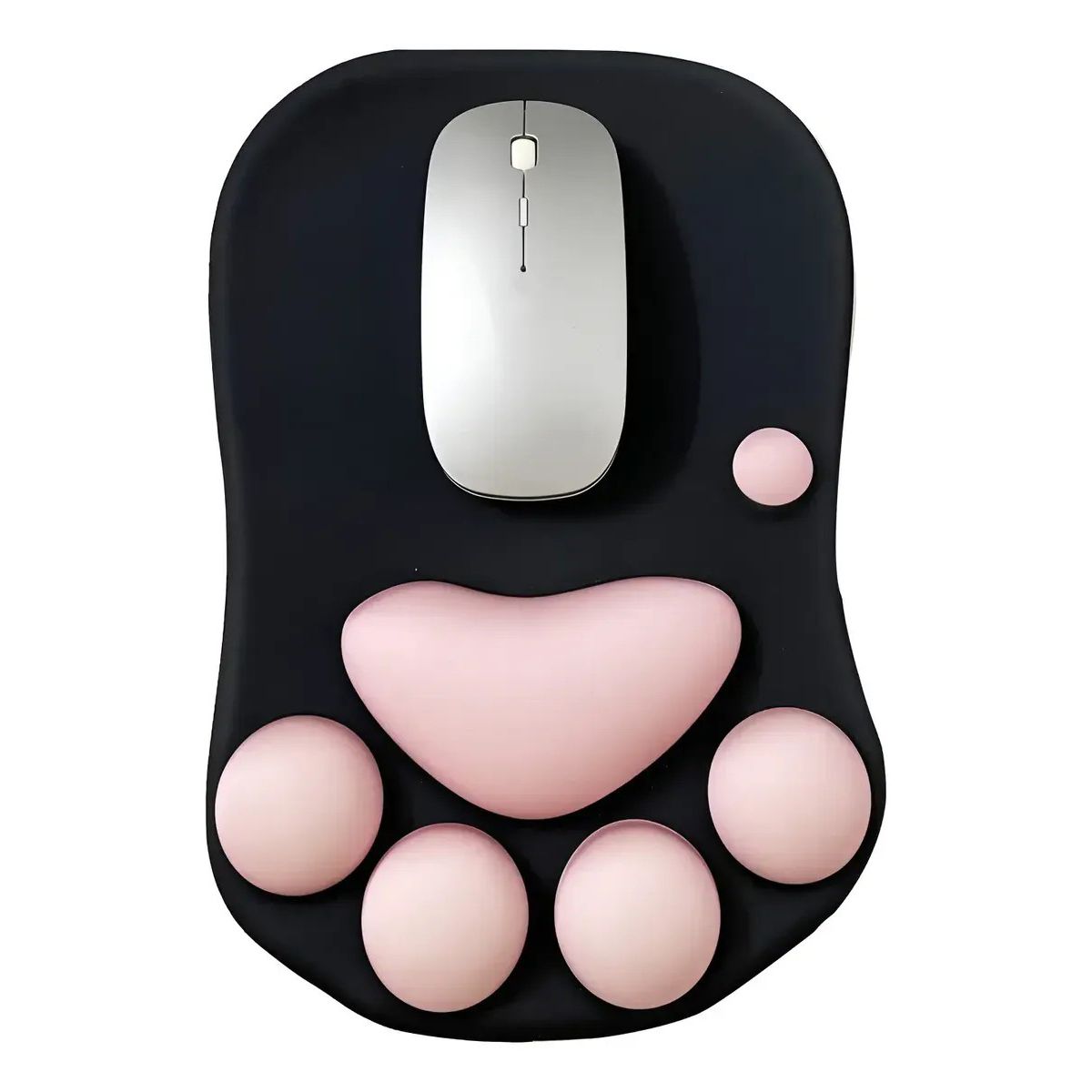 KUANGYE - Tapete Raton Huella 3d Gato Antideslizante Gel Ortopedico