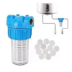GENERICO - 12in Filtro Agua Antisarro Ablandador+esferas Polifosfato