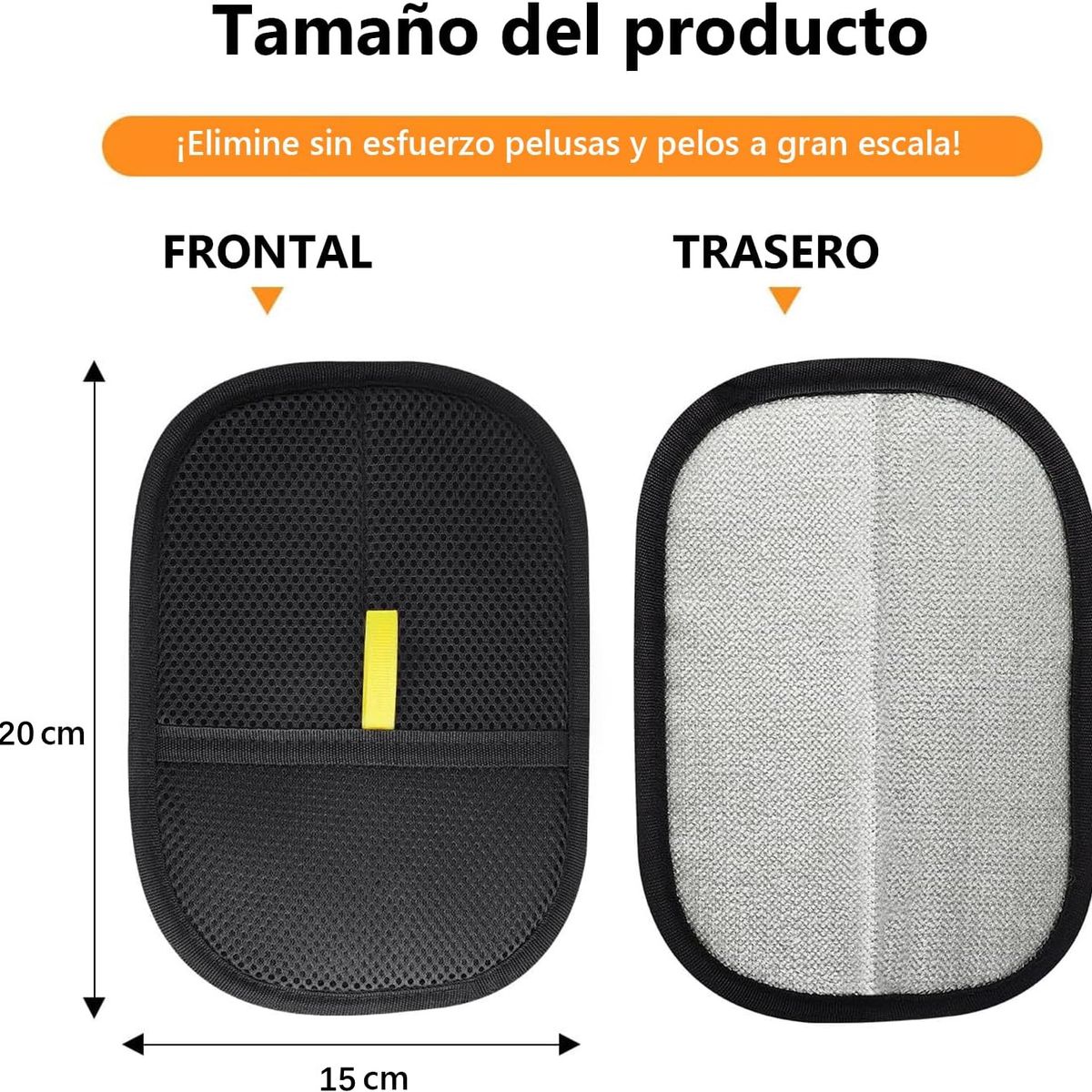 KUANGYE - 2 Guantes Quita Pelos Para Mascotas Perros Y Gatos