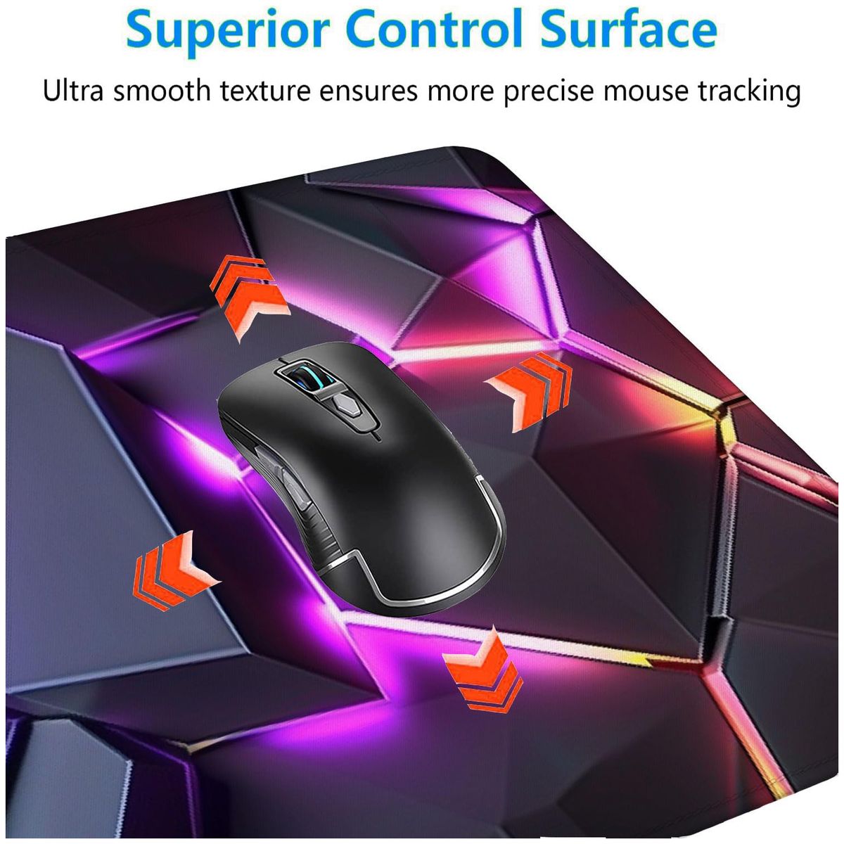KUANGYE - Mousepad Gamer Negro 900x400mm