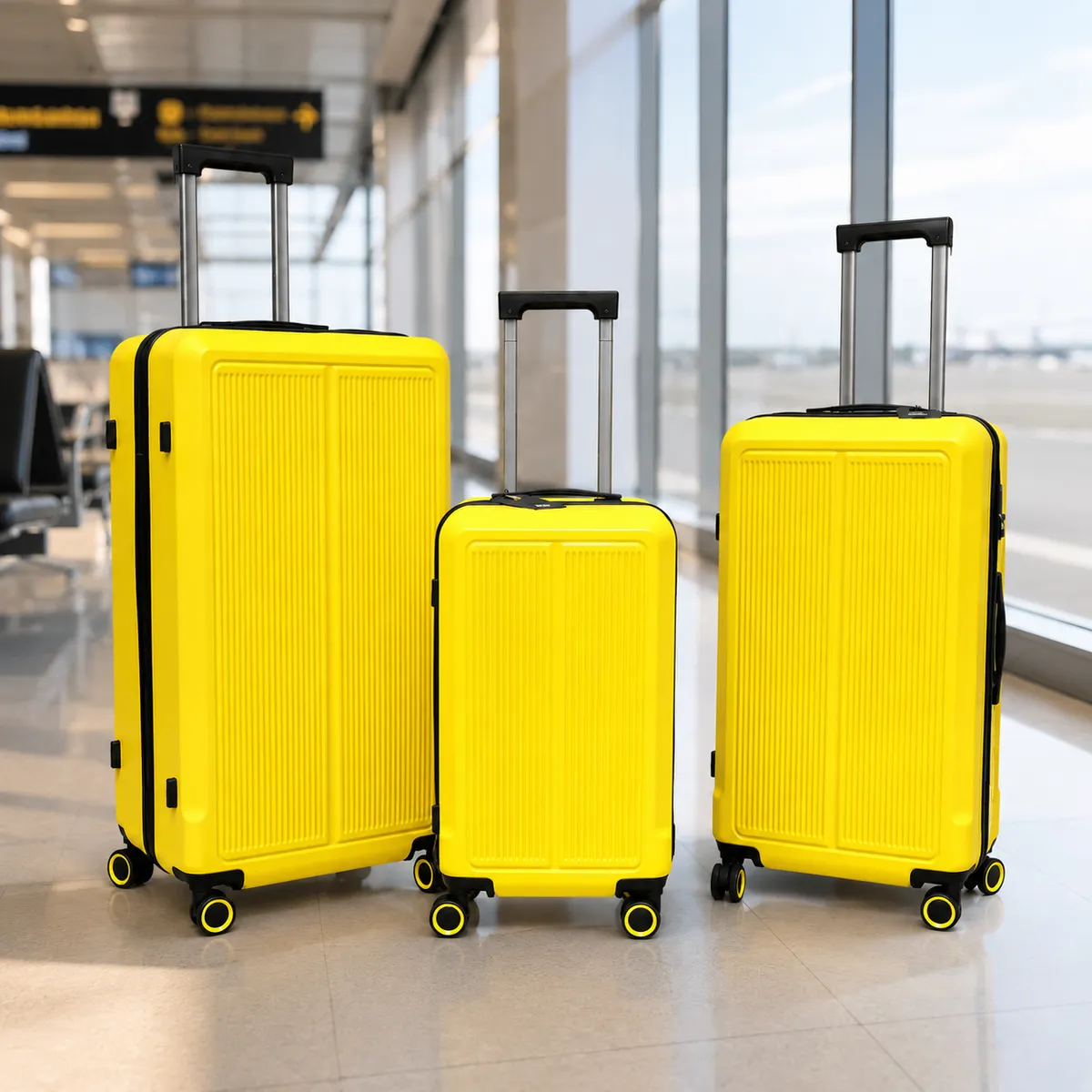 AMELIA - Set De 3 Maletas De Viajes De 10 15 Y 23 Kilos Colores Vivos