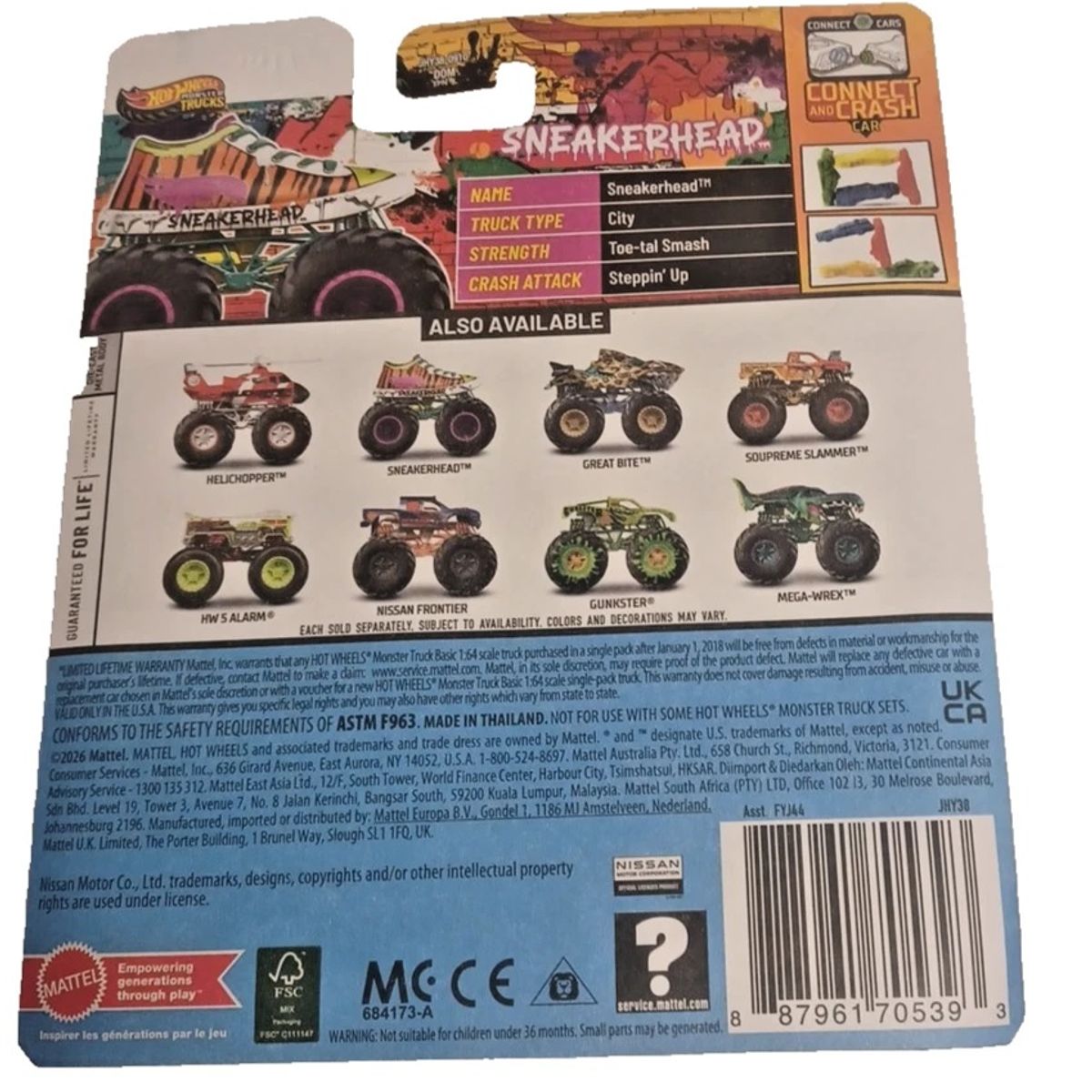 HOT WHEELS - JUGUETE HOT WHEELS Sneakerhead monster truck