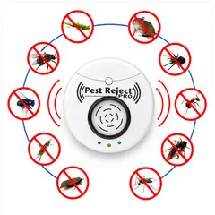 MOVI - Pack 2 Repelente Electrónico Ultrasónico De Plagas Pest Reject Pro