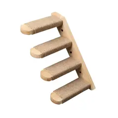 GENERICO - Escalera De Pared 4 Niveles Para Interacción Gato 50×19.5cm BELUG