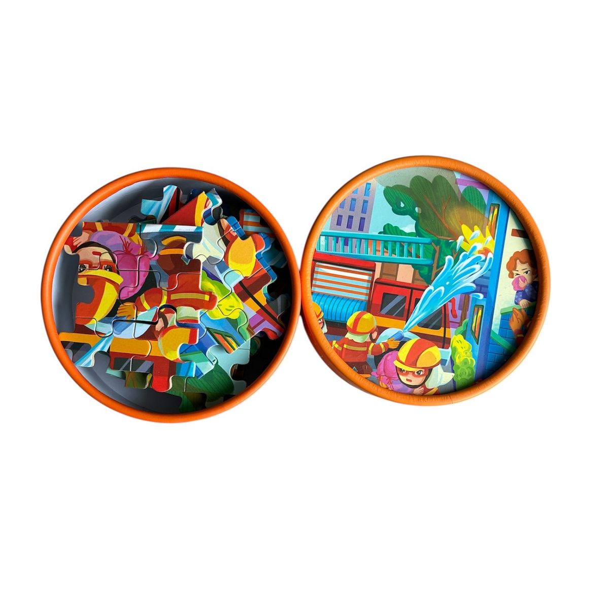 GENERICO - Puzzle Para Niños 100 Piezas Modelo Bomberos