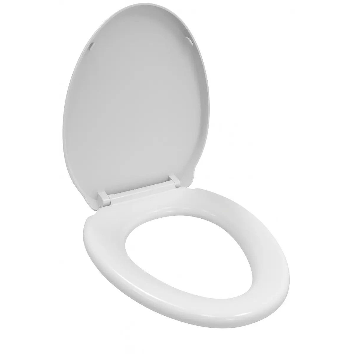 GENERICO - Asiento Y Tapa Wc Color Blanco Cierre Lento Suave Marca Bathland Tapa Bano Wc BELUG