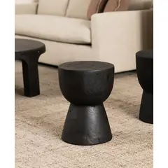 FORASTERO - Piso Tangail Negro Madera Sólida 45 Cm