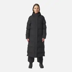 LIPPI - Chaqueta Mujer Long And Warm Steam-Pro Hoody Jacket Negro