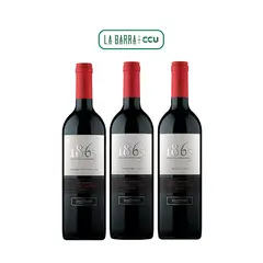 1865 - 3x Vinos Cepas 750cc