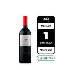 1865 - Vino Merlot 750cc