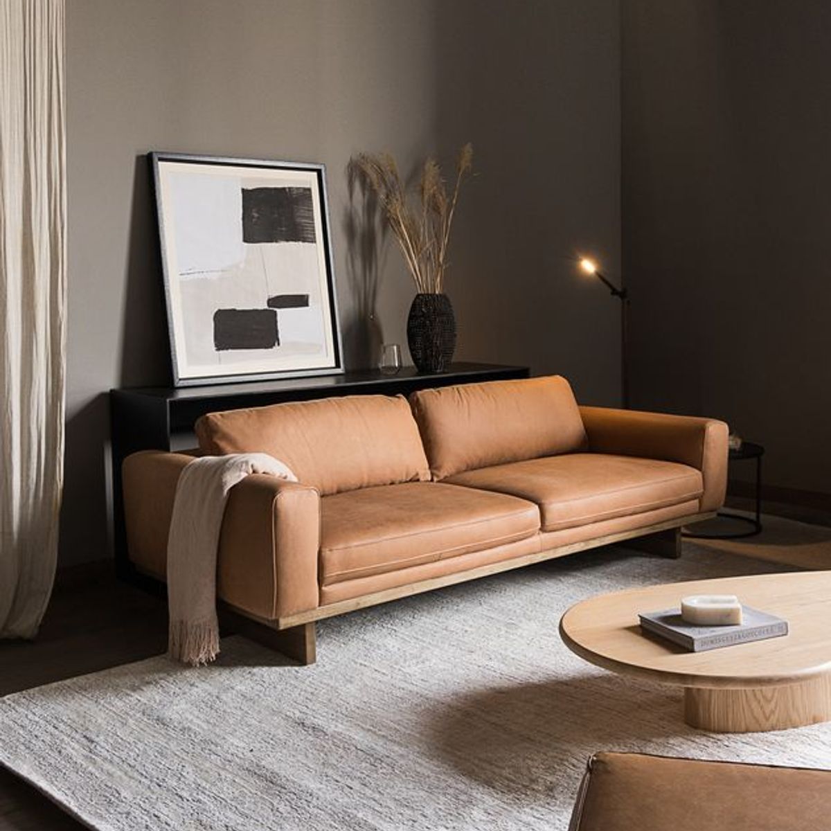 FORASTERO - Sofa Moroni Forastero Cuero Café