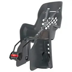 POLISPORT - Silla Porta Bebé Trasera Joy FF Gris