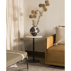 FORASTERO - Mesa Apoyo Piana Travertino Beige