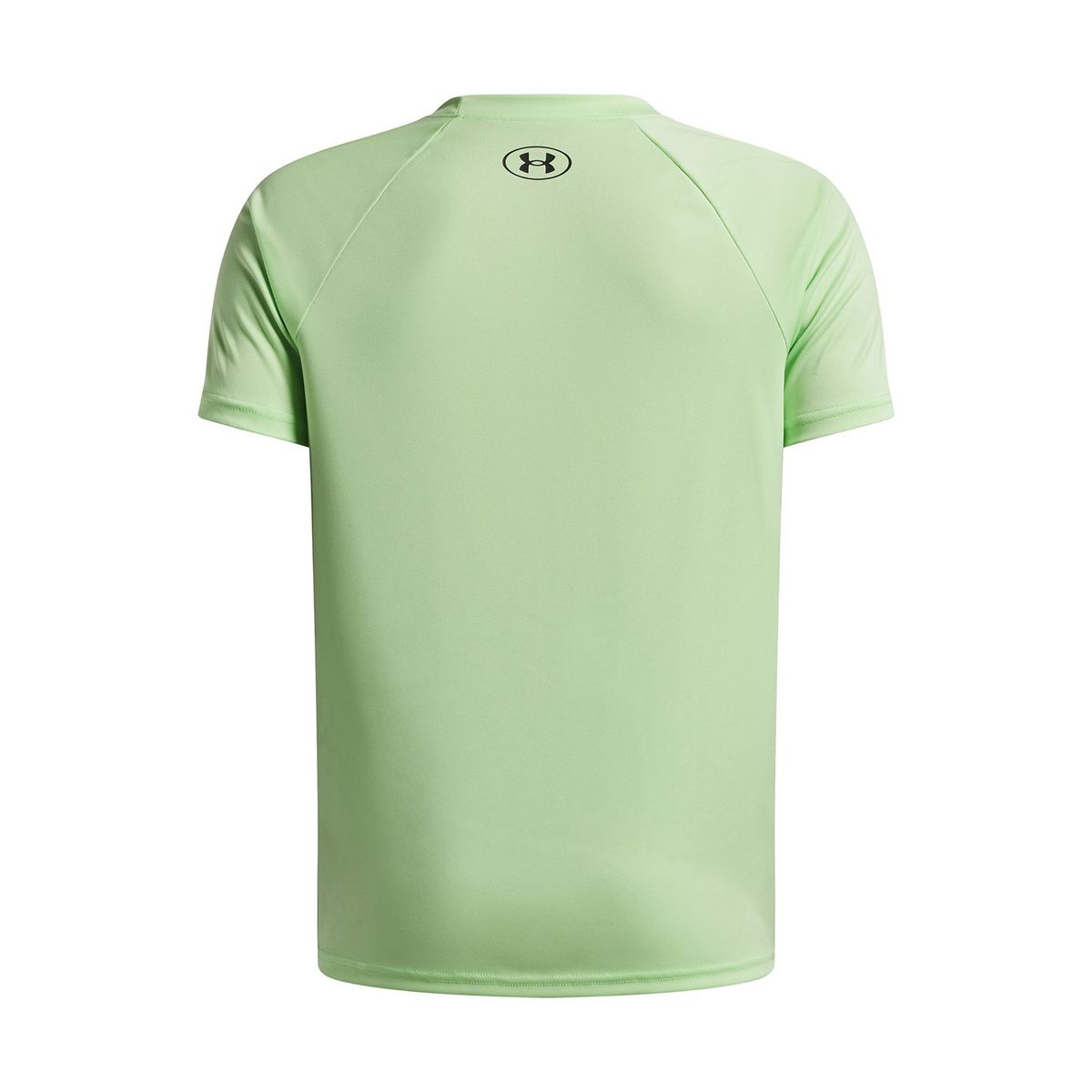 UNDER ARMOUR - Polera MC Niño Tech Split Wordmark Polera Verde UNDER ARMOUR