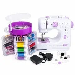 MOVI - Kit de Costura Máquina de coser + Costurero 210 piezas