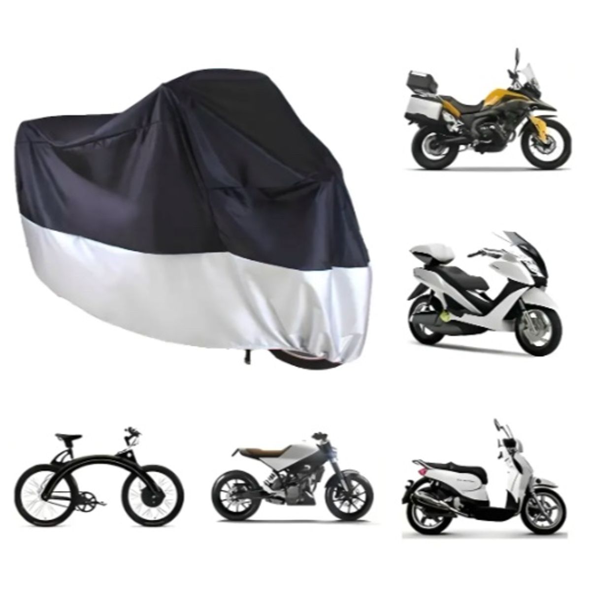 GENERICO - Carpa Cubre Moto Impermeable