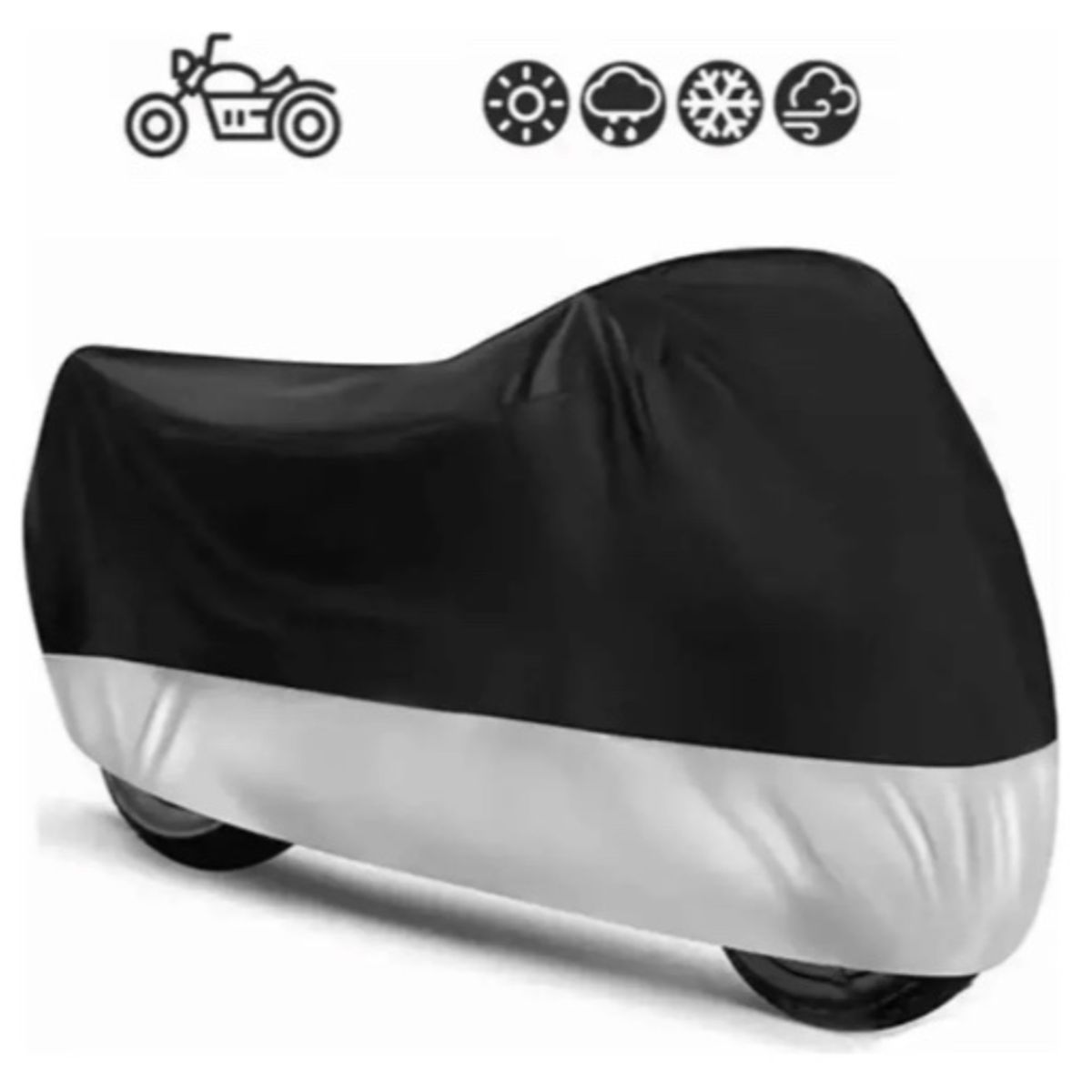 GENERICO - Carpa Cubre Moto Impermeable
