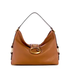 GUESS - Cartera Camden Shoulder Bag Marrón
