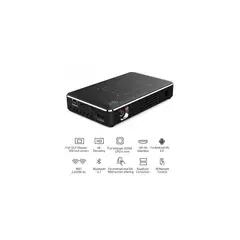 OEM - Proyector REAL TV P10 Mini 4K DLP Android 90 WiFi Bluetooth portátil mas tripode extra