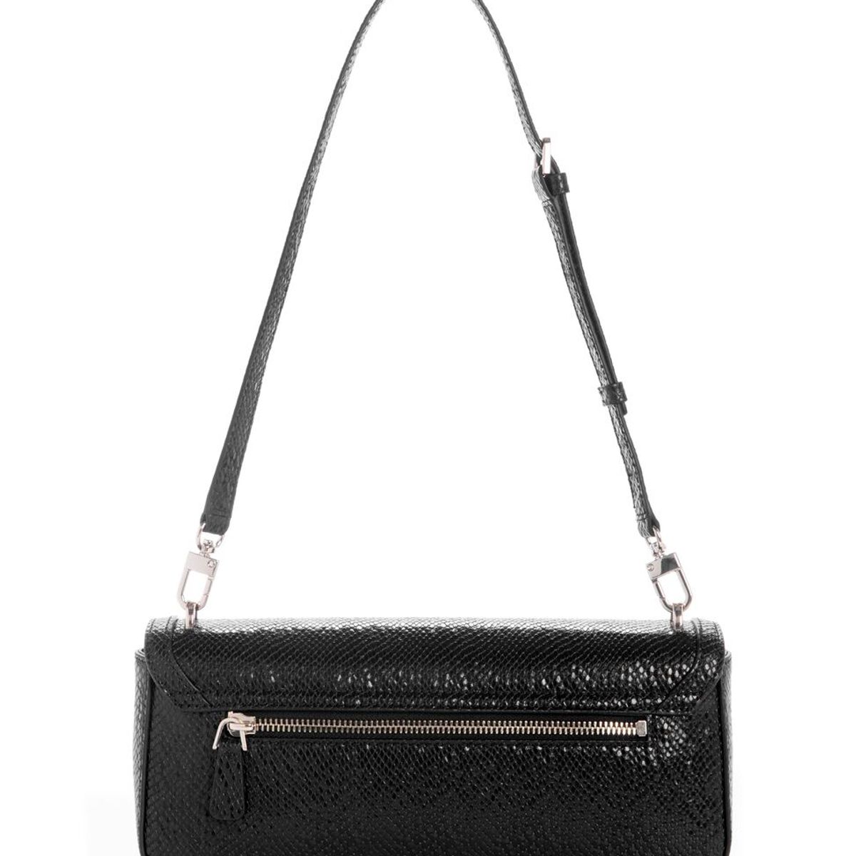 GUESS - Cartera Dovie Flap Shoulder Bag Negro