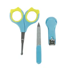 PUMUCKI - Set de Manicure Para Bebé Celeste